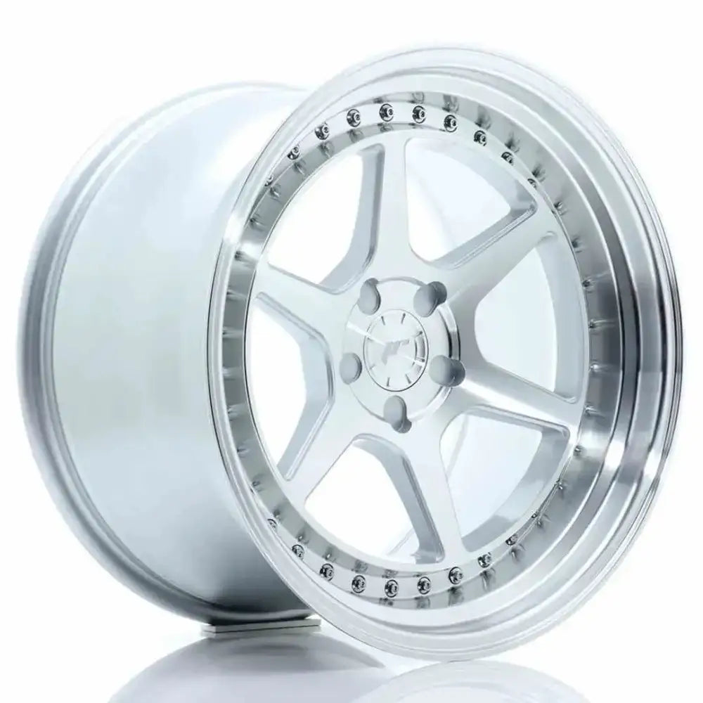 Felg Japan Racing Jr43 18x10,5 Et15-22 5h Blank Silver W/machined Face