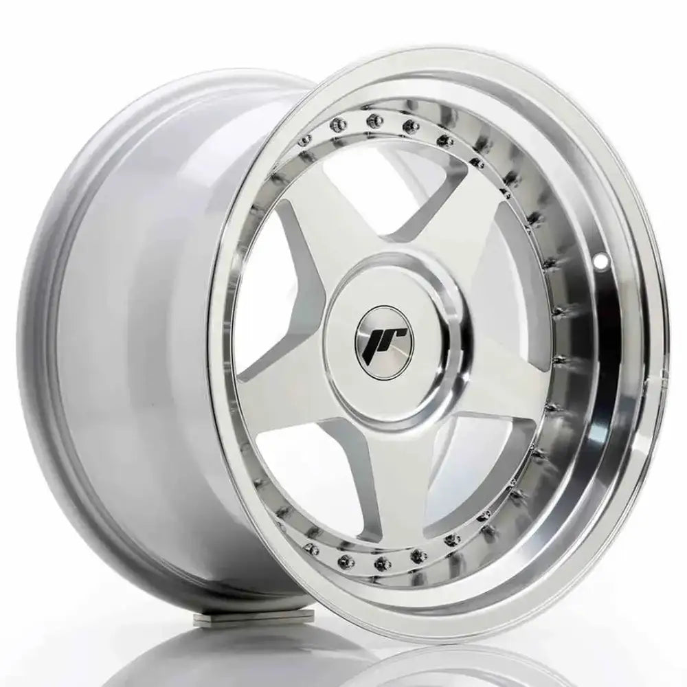 Felg Japan Racing Jr6 17x10 Et0-20 Blank Mach Silver