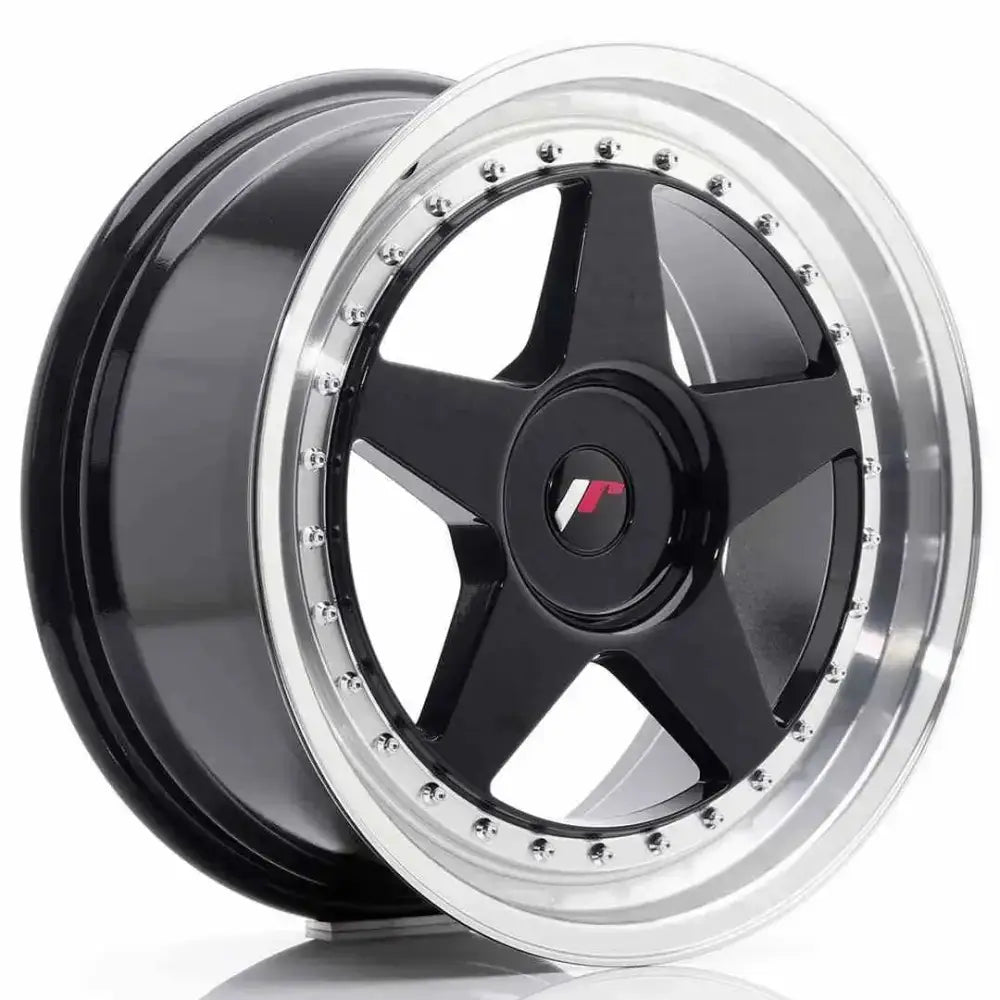 Felg Japan Racing Jr6 18x8,5 Et35-40 Blank Gloss Black W/machined