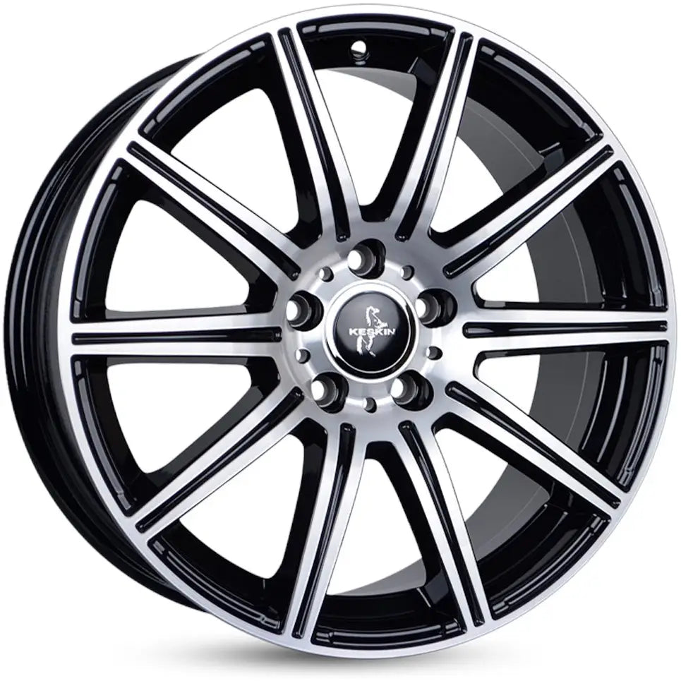Felg Keskin Kt16 Dynamic Black Front Polish 8x18 5x120 Et35