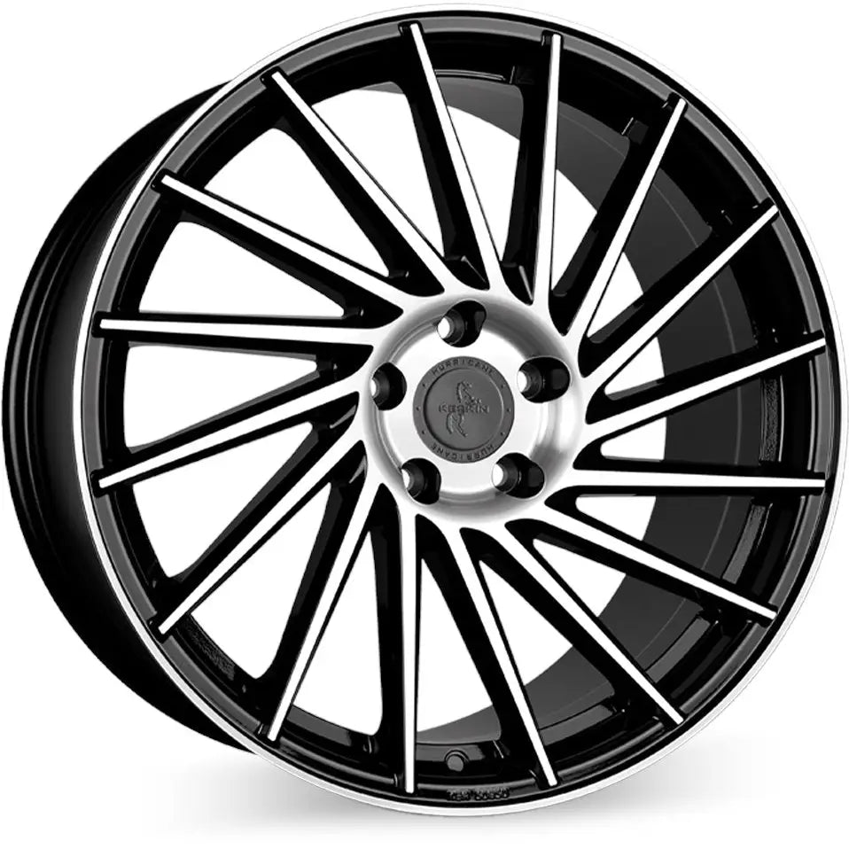 Felg Keskin Kt17 Hurricane Black Front Polish 8x18 5x112 Et45