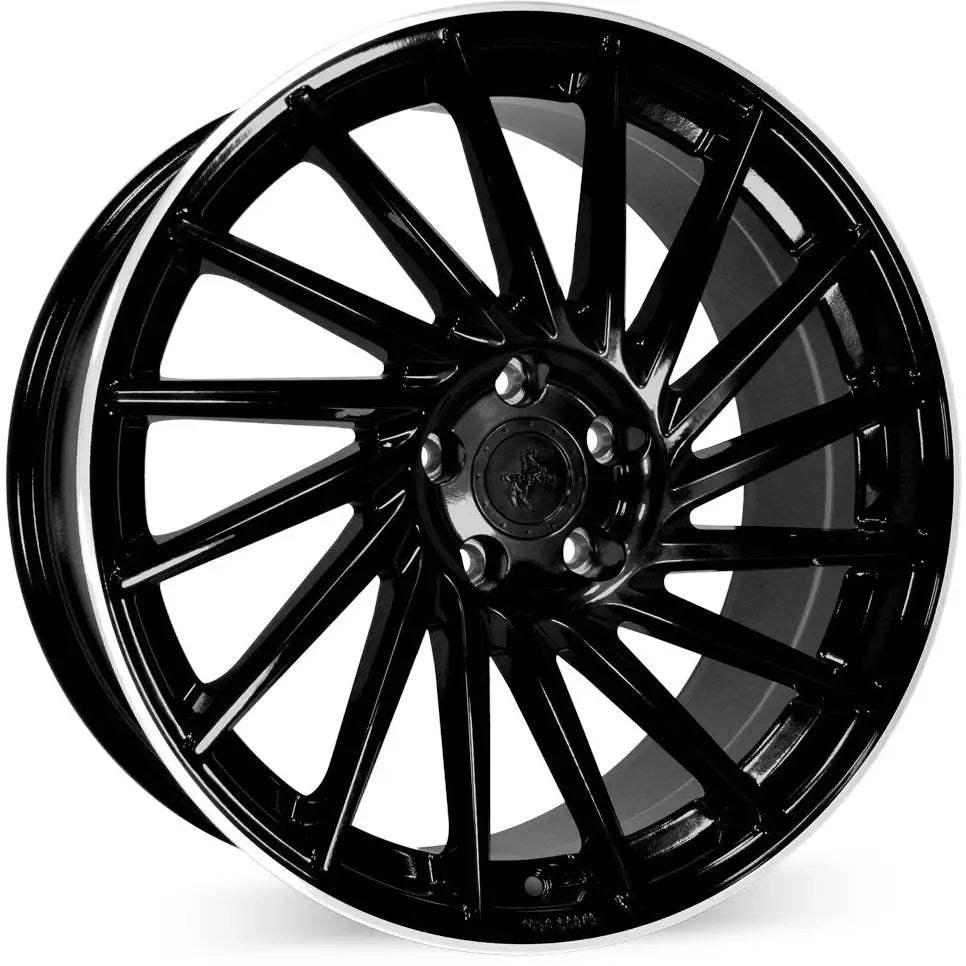 Felg Keskin Kt17 Hurricane Black Lip Polish 8x18 5x112 Et30