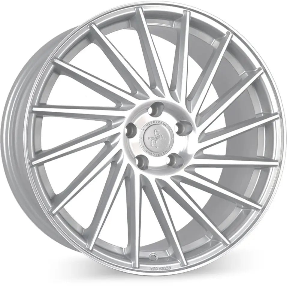 Felg Keskin Kt17 Hurricane Silver Front Polish 8x18 5x112 Et30