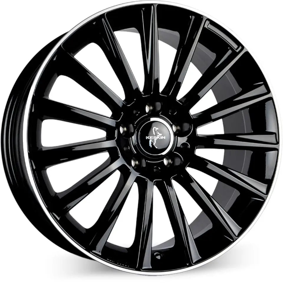 Felg Keskin Kt18 Turbo Black Lip Polish 8,5x20 5x112 Et42