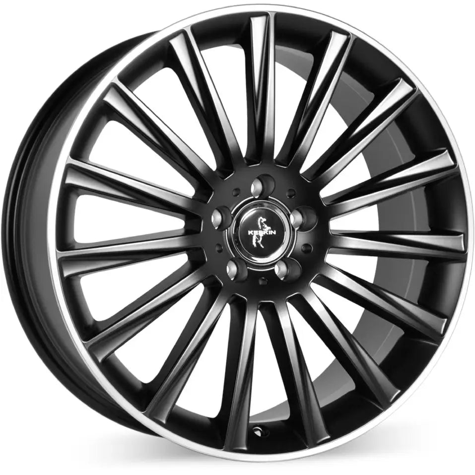 Felg Keskin Kt18 Turbo Matt Black Lip Polish 7x17 5x112 Et38