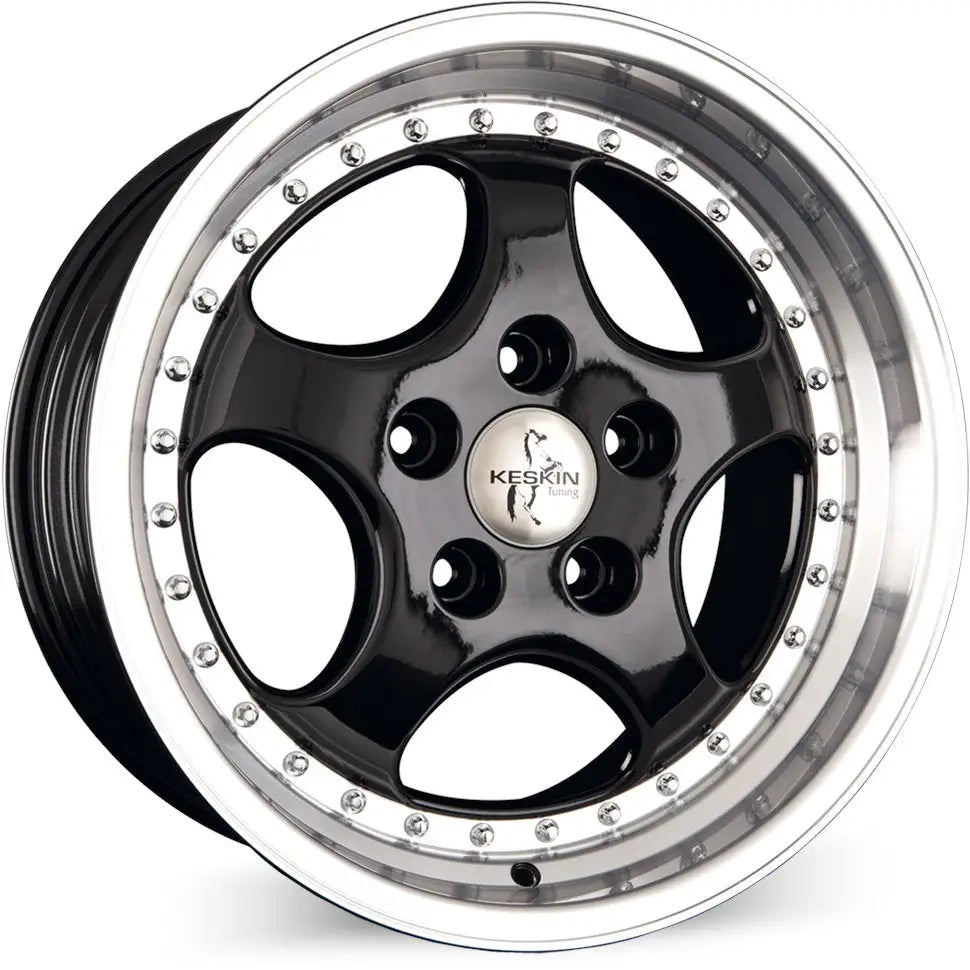 Felg Keskin Kt2 Cup Black Lip Polish 9,5x18 5x130 Et52