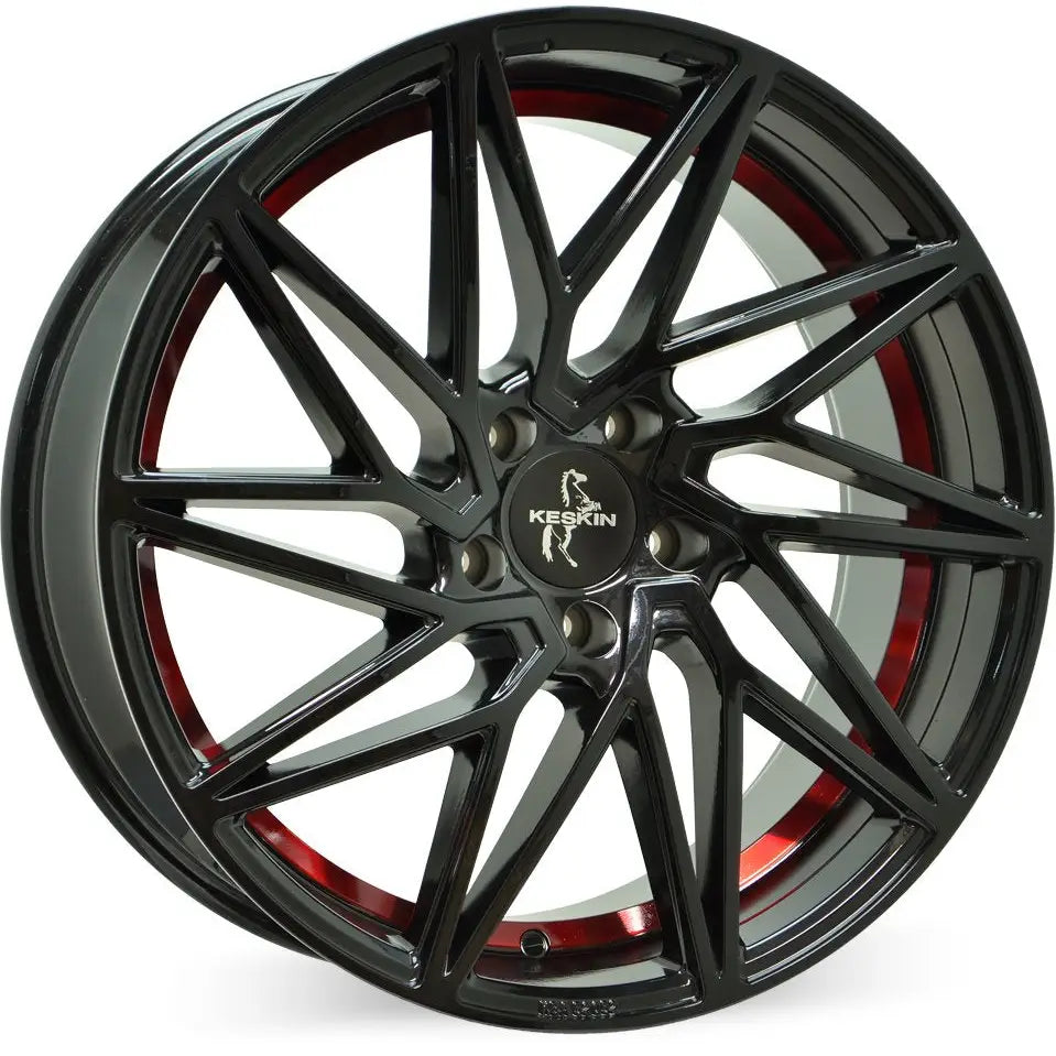 Felg Keskin Kt20 Future Matt Black Red Inside 8,5x19 5x114,3 Et40
