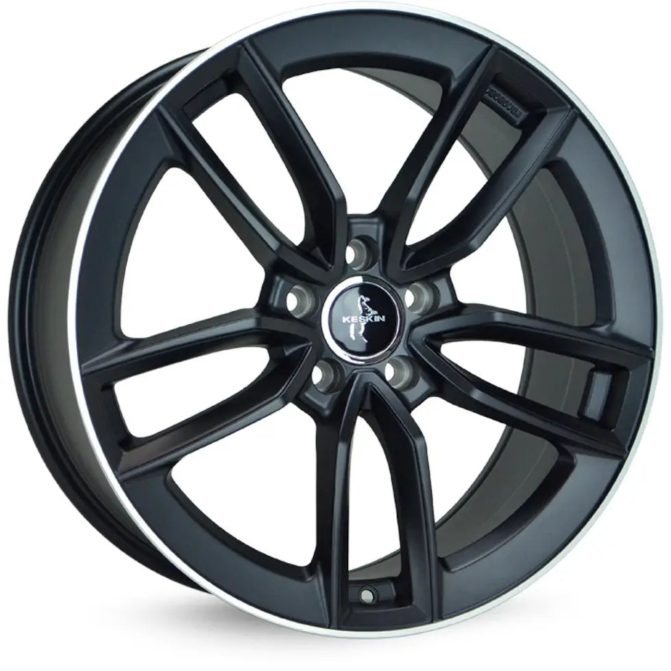 Felg Keskin Kt21 Elegant Matt Black Lip Polish 7,5x17 5x112 Et45