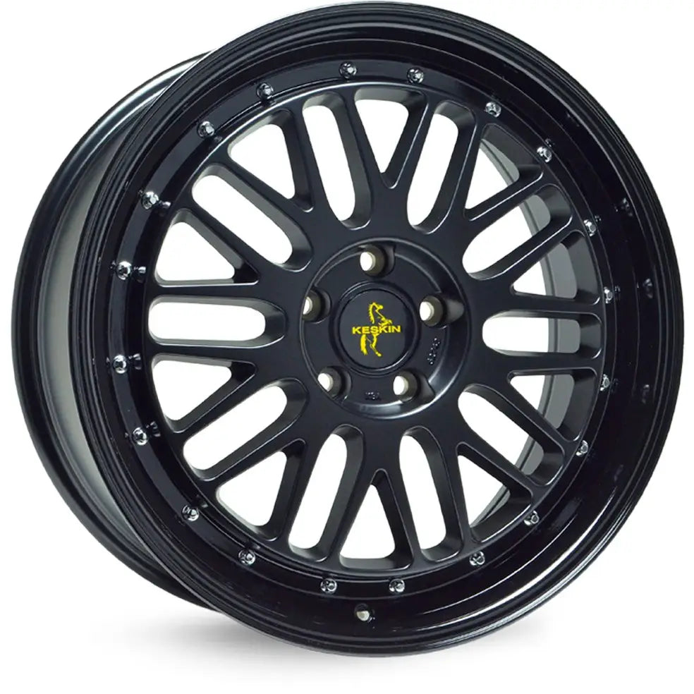 Felg Keskin Kt22 Retro Matt Black Painted 8x18 5x114,3 Et40