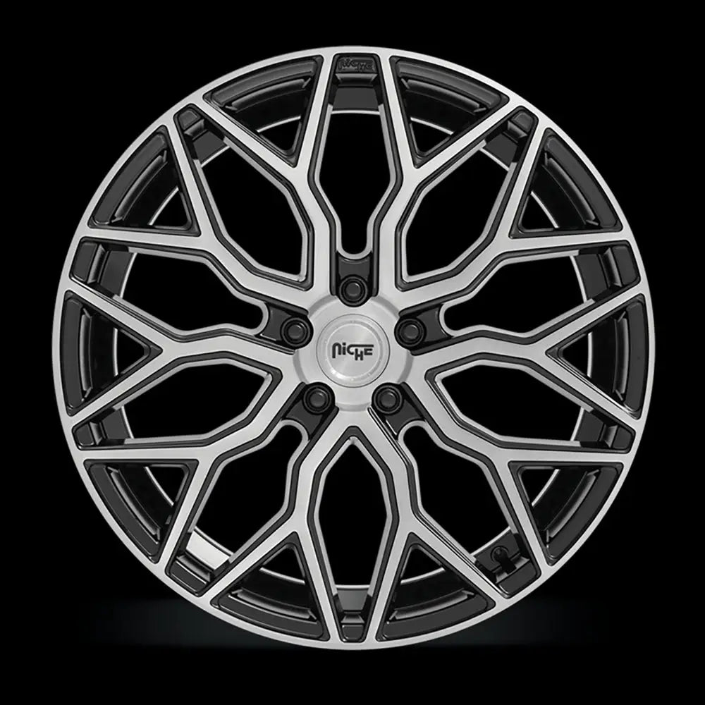 Felg M262 Mazzanti Gloss Black Brushed Face Niche Road Wheels 22x10 Et30 5x130