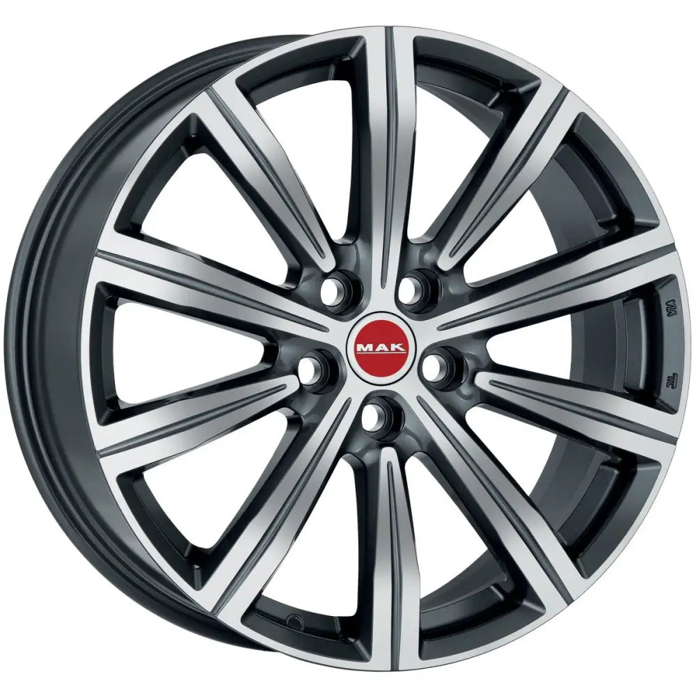 Felg Mak Birmingham Gun Metallic Mirror 8,5x19 5x120 Et49