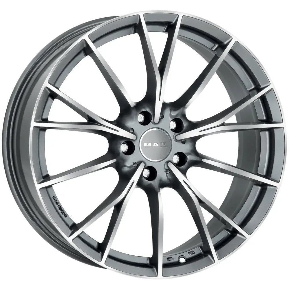 Felg Mak Fabrik-d Gun Metallic Mirror 9x20 5x120 Et44