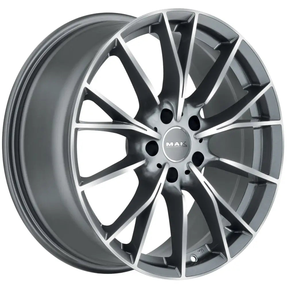 Felg Mak Fabrik Gun Metallic Mirror 8x19 5x112 Et54