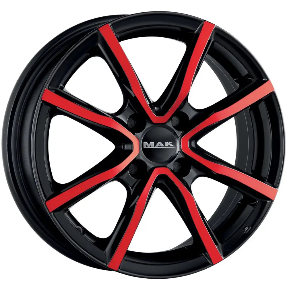 Felg Mak Milanoforyou Black And Red 5,5x15 4x100 Et42