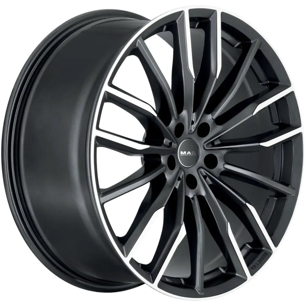 Felg Mak Rapp Gun Metallic Mirror 9x19 5x120 Et37
