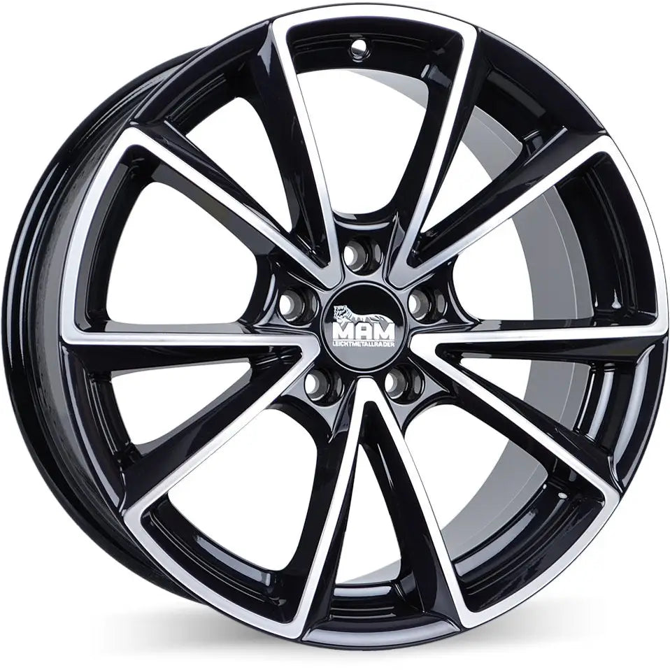 Felg Mam A5 Black Front Polish 8x19 5x112 Et30