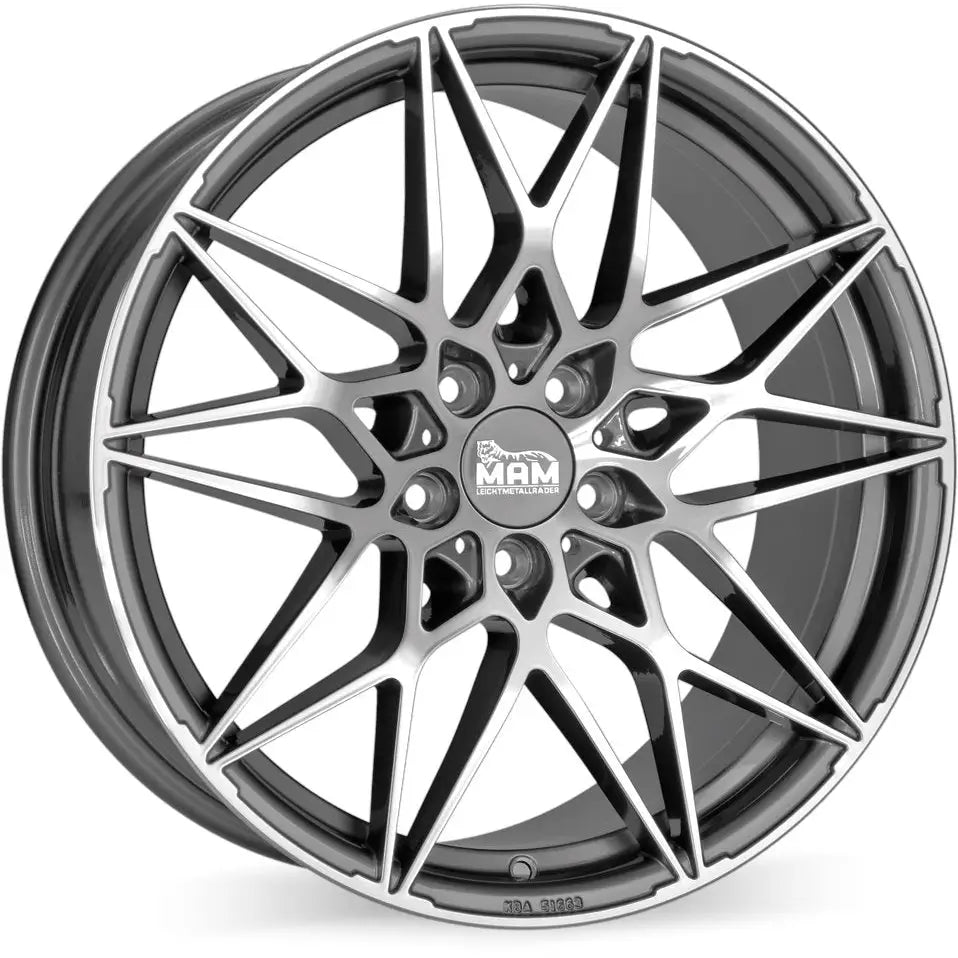Felg Mam B2 Palladium Front Polish 8x18 5x112 Et30