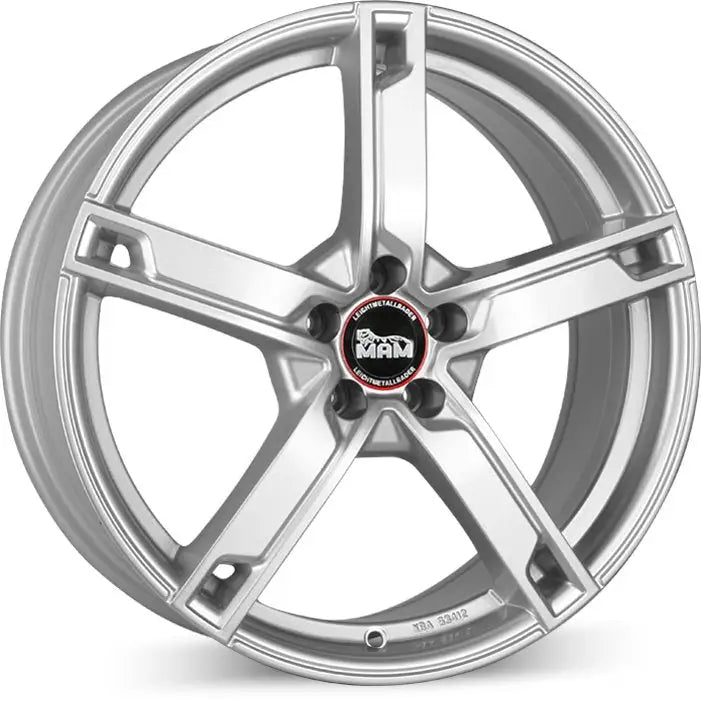 Felg Mam W4 Silver Painted 7x17 5x112 Et48