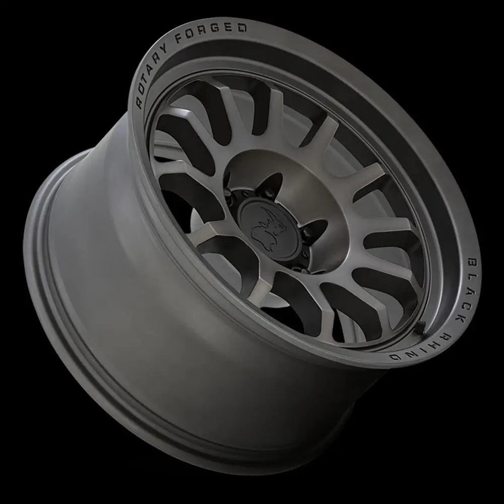 Felg Matte Brushed Gunmetal Rapid Black Rhino 20x8.5 Et0 6x114.3