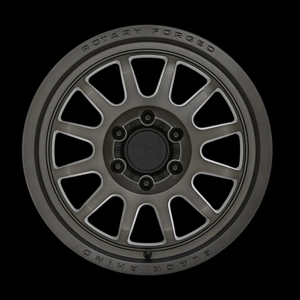 Felg Matte Brushed Gunmetal Rapid Black Rhino 20x8.5 Et0 6x114.3