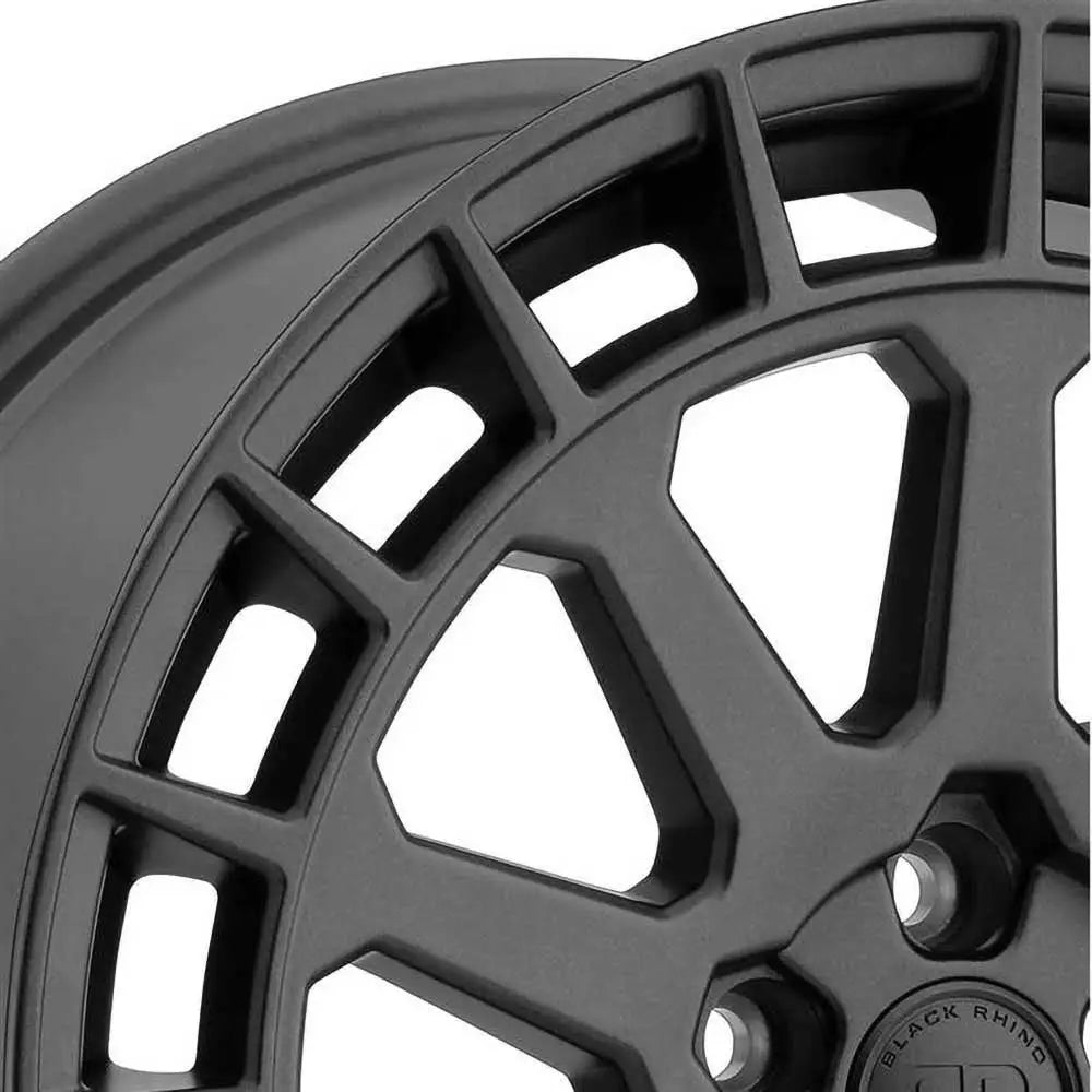 Felg Matte Gun Black Boxer Black Rhino 17x8 Et40 5x114.3