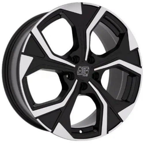 Felg Msw 43 Gloss Black Full Polished 8x18 5x112 Et35