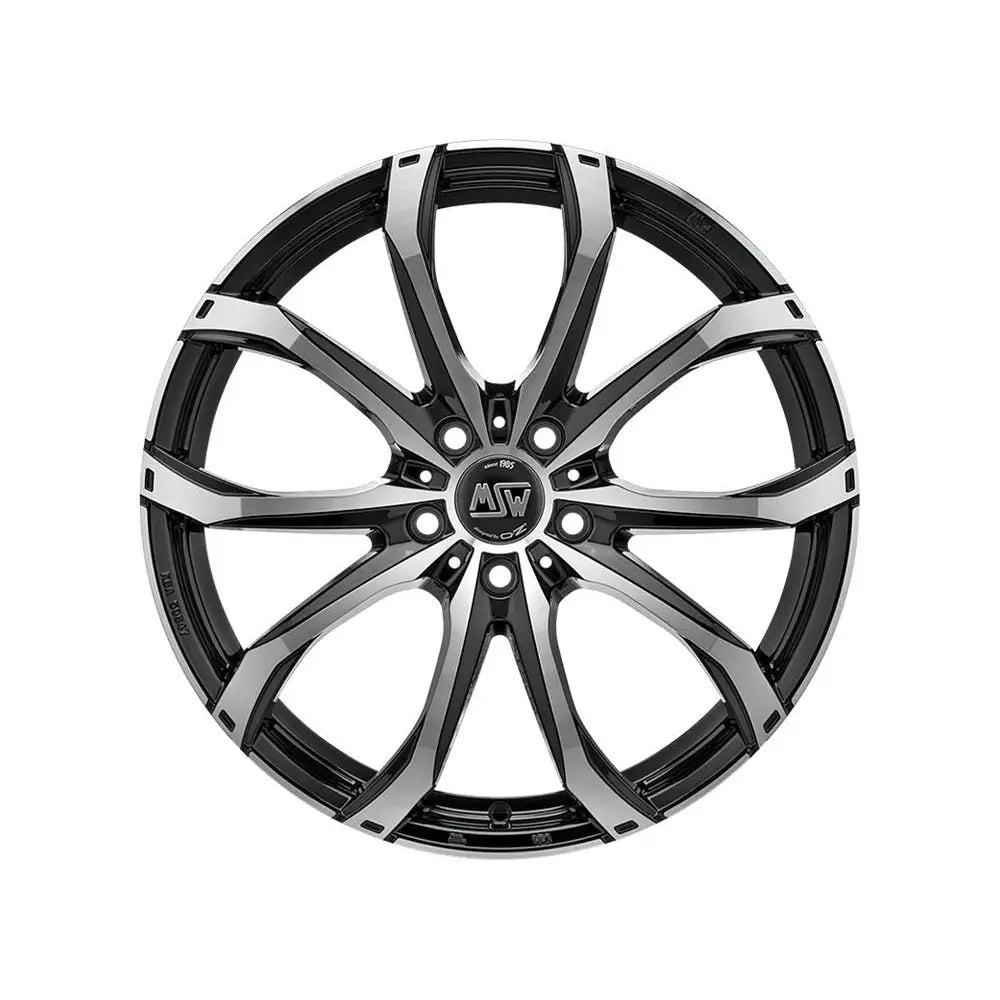 Felg Msw 48 Gloss Black Full Polished 8x19 5x112 Et21