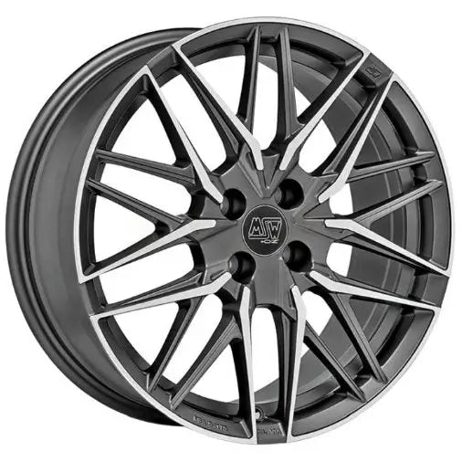 Felg Msw 50 4h Matt Gun Metal Full Polished 7,5x18 4x108 Et25