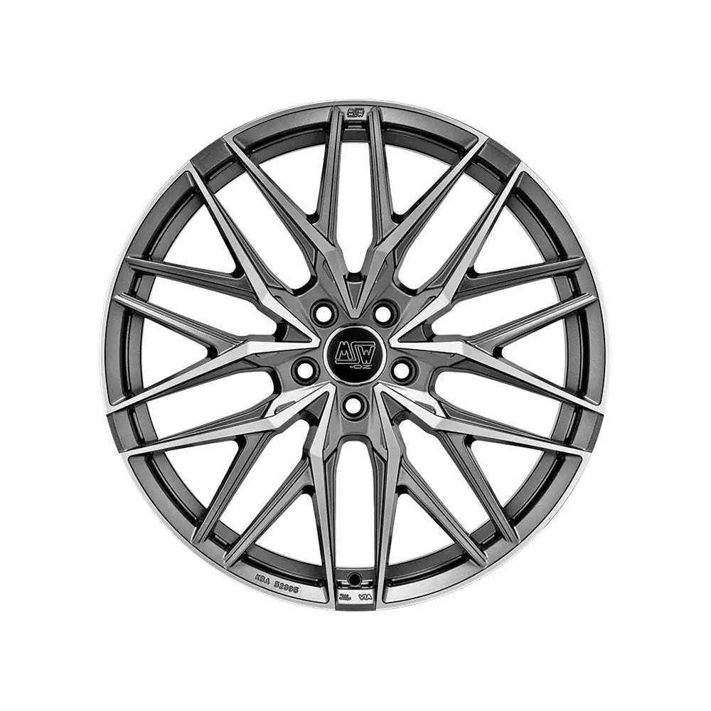 Felg Msw 50 Matt Gun Metal Full Polished 10x22 5x130 Et48