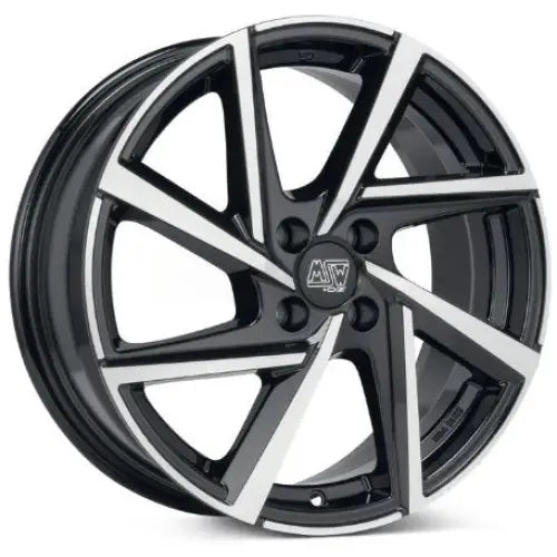 Felg Msw 80 4h Gloss Black Full Polished 6,5x16 4x108 Et20