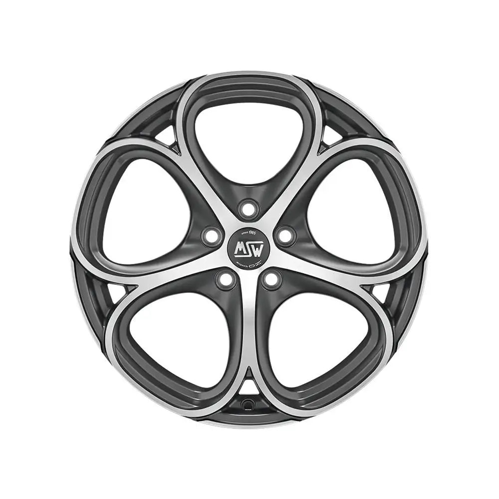 Felg Msw 82 Matt Gun Metal Full Polished 8x18 5x112 Et35