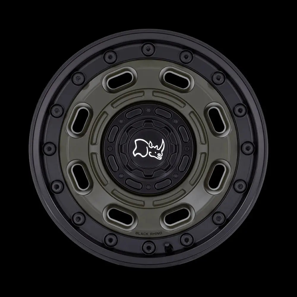 Felg Olive Drab Green W/ Black Lip Atlas Black Rhino 17x8 Et38 6x130