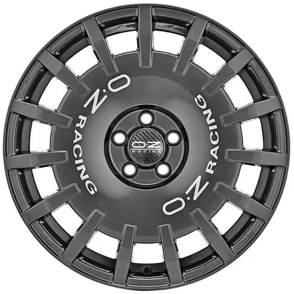 Felg Oz Rally Racing Dark Graphite - Silver Lettering 7x17 5x110 Et35