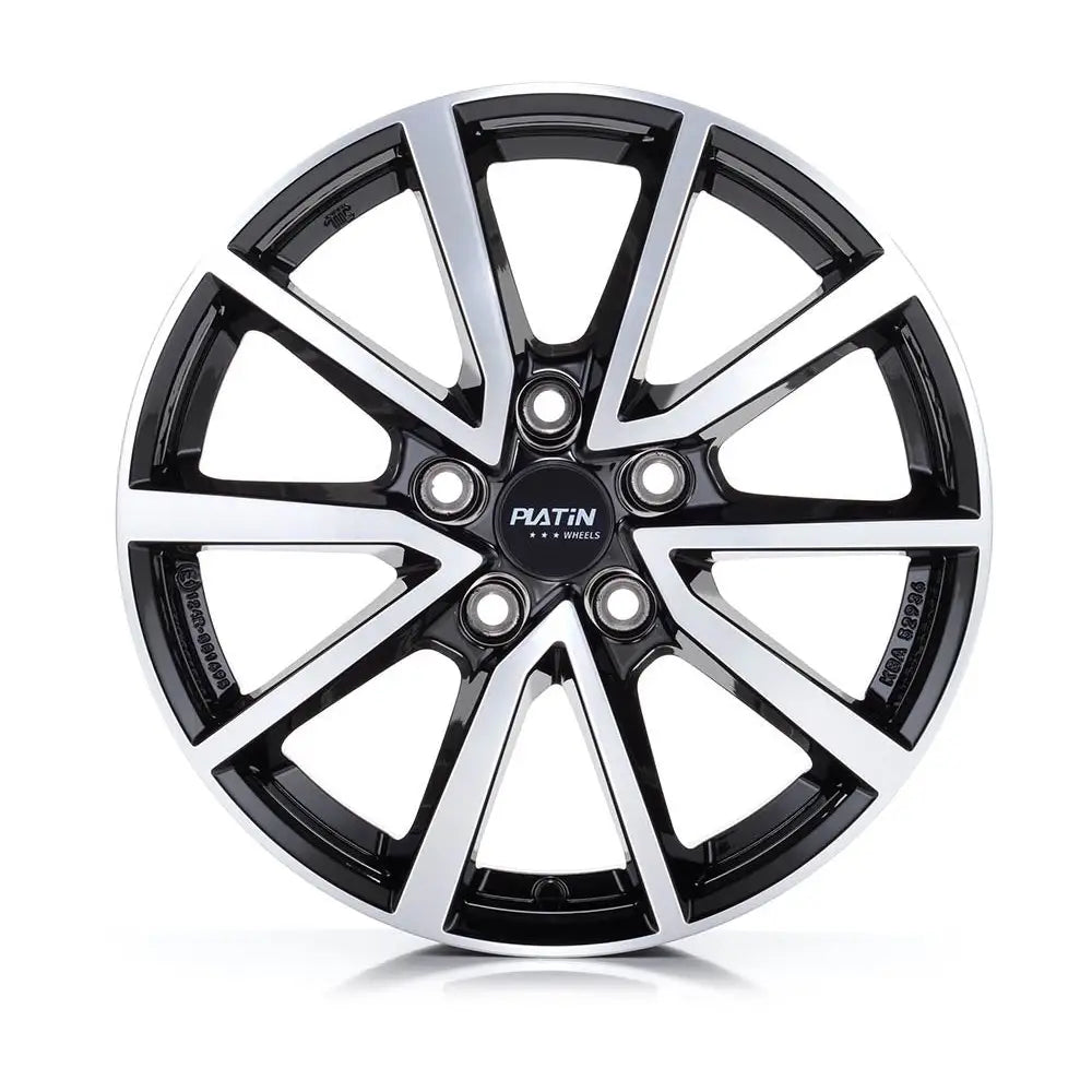 Felg Platin p 95 Black Polished 6,5x16 5x114,3 Et40