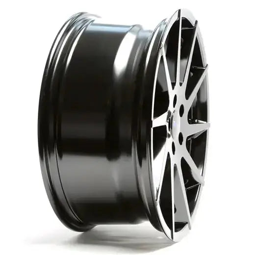 Felg TA Technix 8,5x19 ET42 LK5x112 NB 66,6 black right side / passenger side – detalj nærbilde