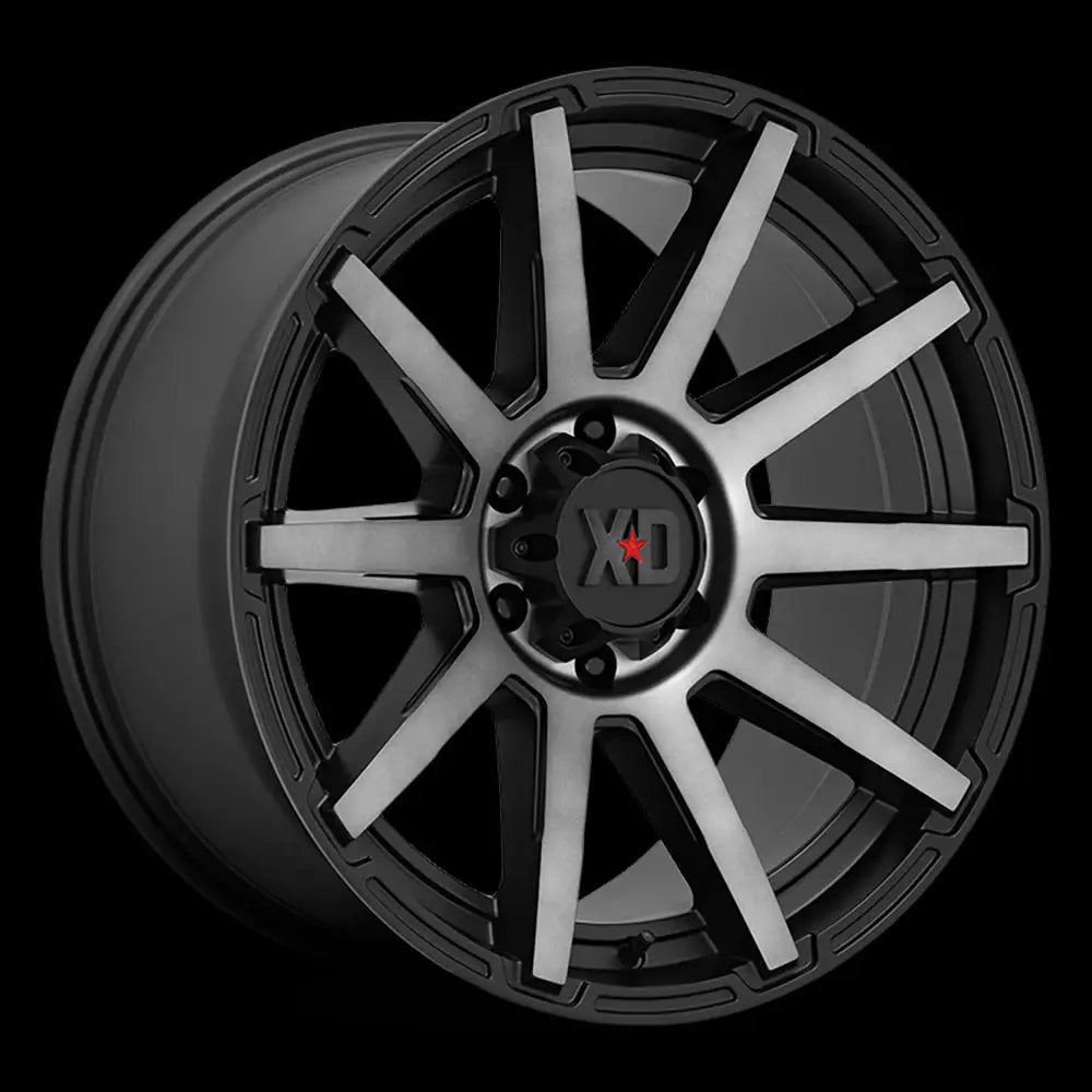 Felg Xd847 Outbreak Satin Black W/ Gray Tint Xd Series 22x10 Et12 8x170