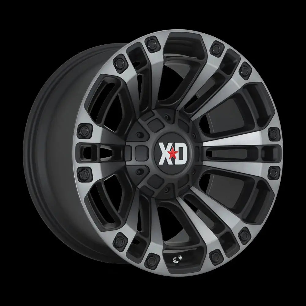 Felg Xd851 Monster 3 Satin Black W/ Gray Tint Xd Series 20x10 Et-18 6x139.7 / 6x135