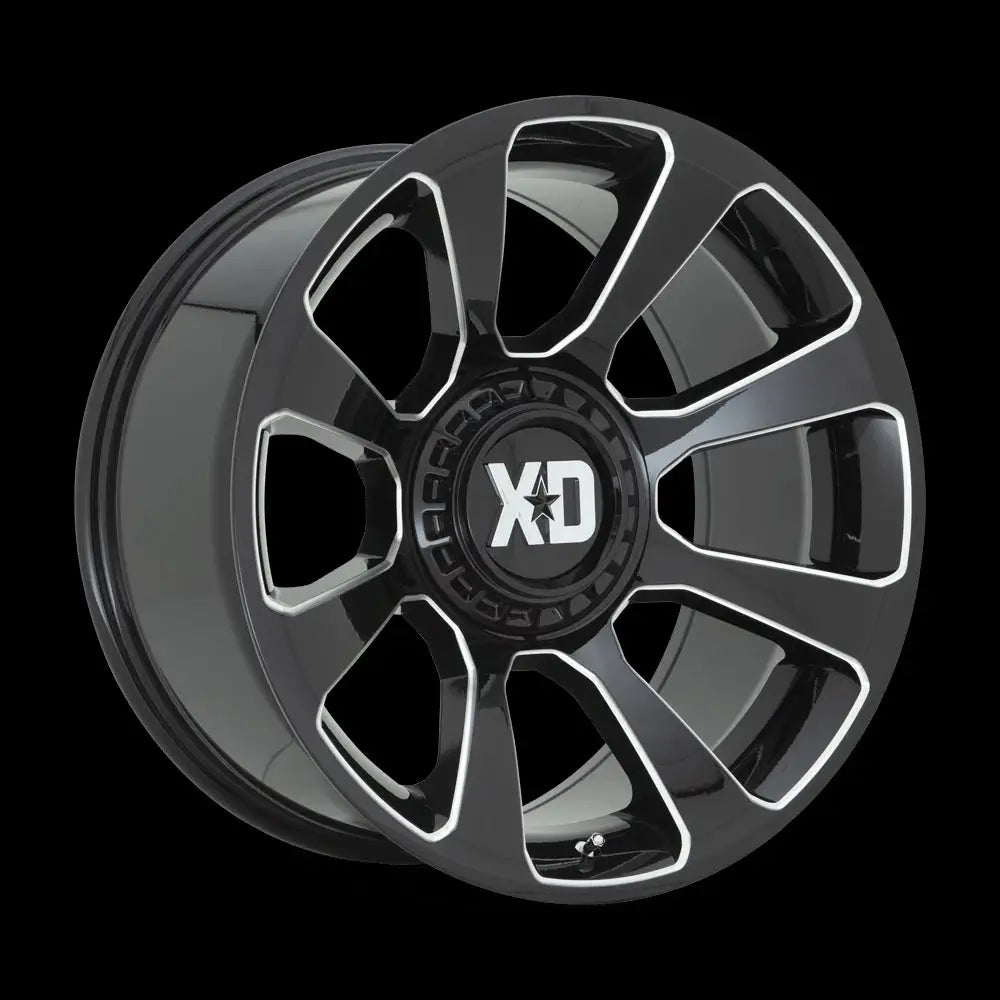 Felg Xd854 Reactor Gloss Black Milled Xd Series 20x9 Et18 6x139.7 / 6x135