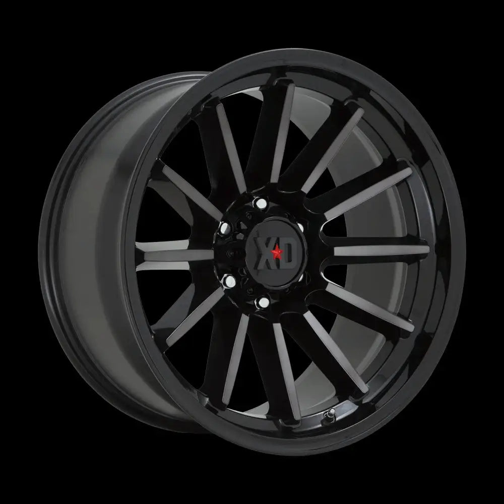 Felg Xd855 Luxe Gloss Black Machined W/ Gray Tint Xd Series 22x10 Et-18 6x139.7