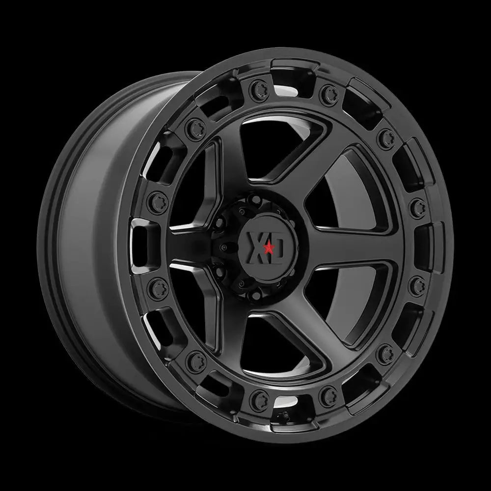 Felg Xd862 Raid Satin Black Xd Series 17x9 Et0 5x127