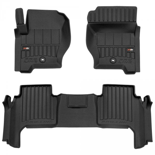 Frogum 3D Premium gulvmatter i TPE til Land Rover Range Rover Sport L320 2005–2013 – svart, 60 mm kanthøyde