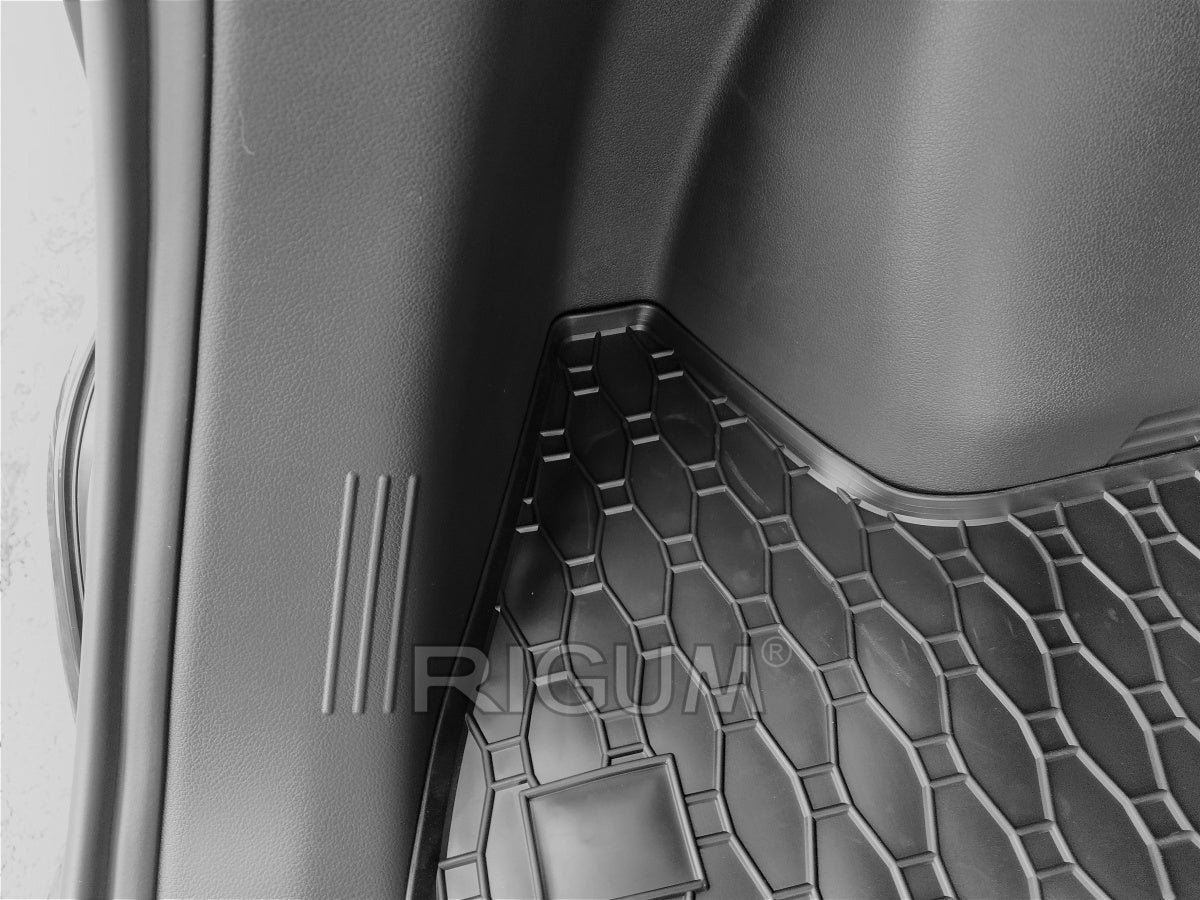 Bagasjeromsmatte Hyundai Kona Electric I / øvre (2018-2023) – Luktfrie Gummi - detaljer