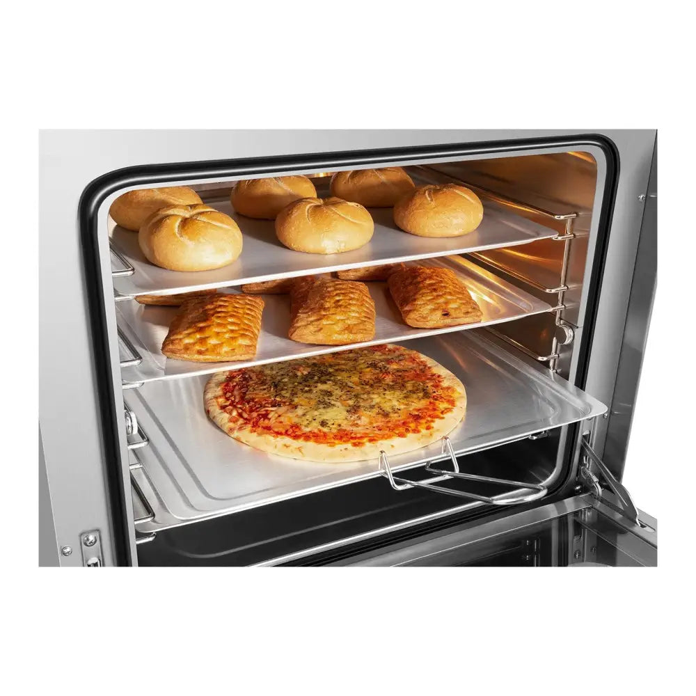 Firetrinns Konveksjonsovn 4-nivåer 2400 w + 4 x Brette