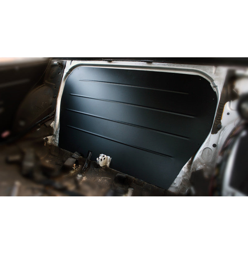 Firewall skottvegg i aluminium for BMW E36 Sedan – bakre skillevegg mellom kupé og bagasjerom