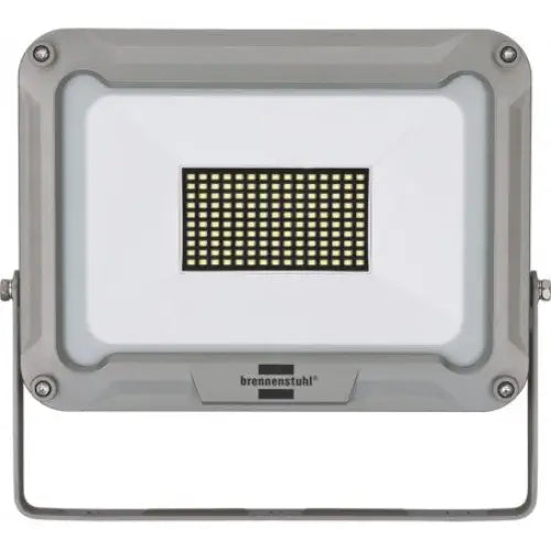 LED flomlys JARO 9050, frontvisning med tydelig synlige små LED-dioder og solid grå ramme.