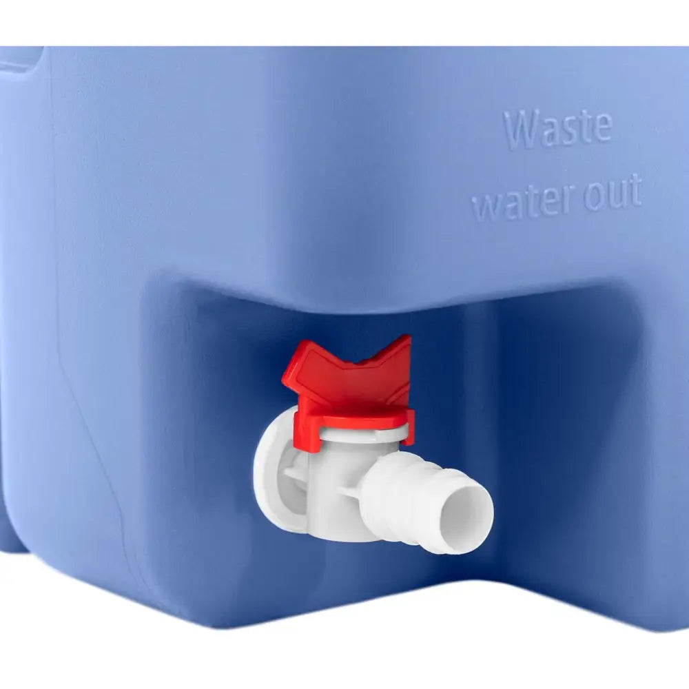 Flyttbar Bærbar Vask med Såpedispenser og Toalettpapirholder 65 l