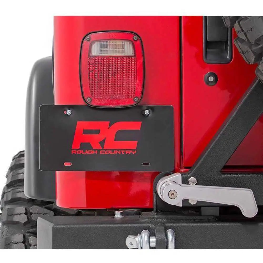 Flyttbart Nummerskiltfeste Rough Country - Jeep Wrangler Tj 97-06