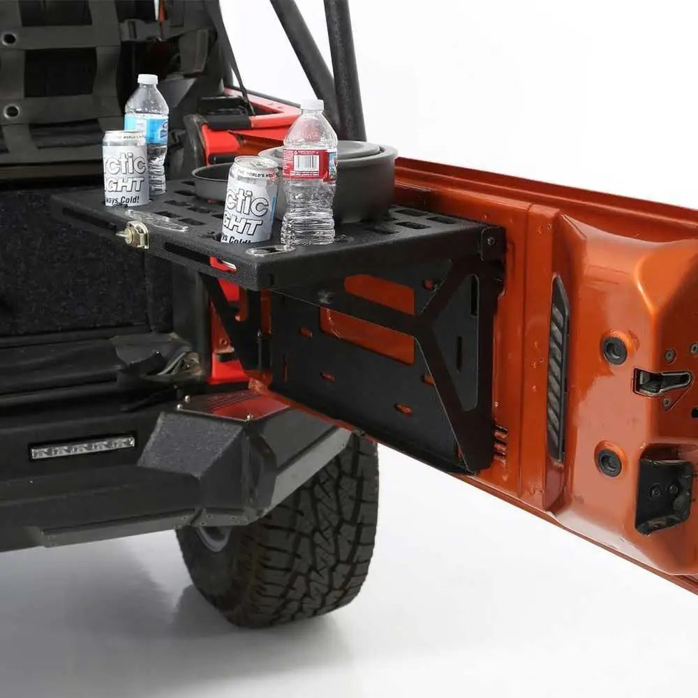 Foldbart Bagasjebord Festet til Bagasjeromsdekselet Smittybilt - Jeep Wrangler Jk 4 d 07-18