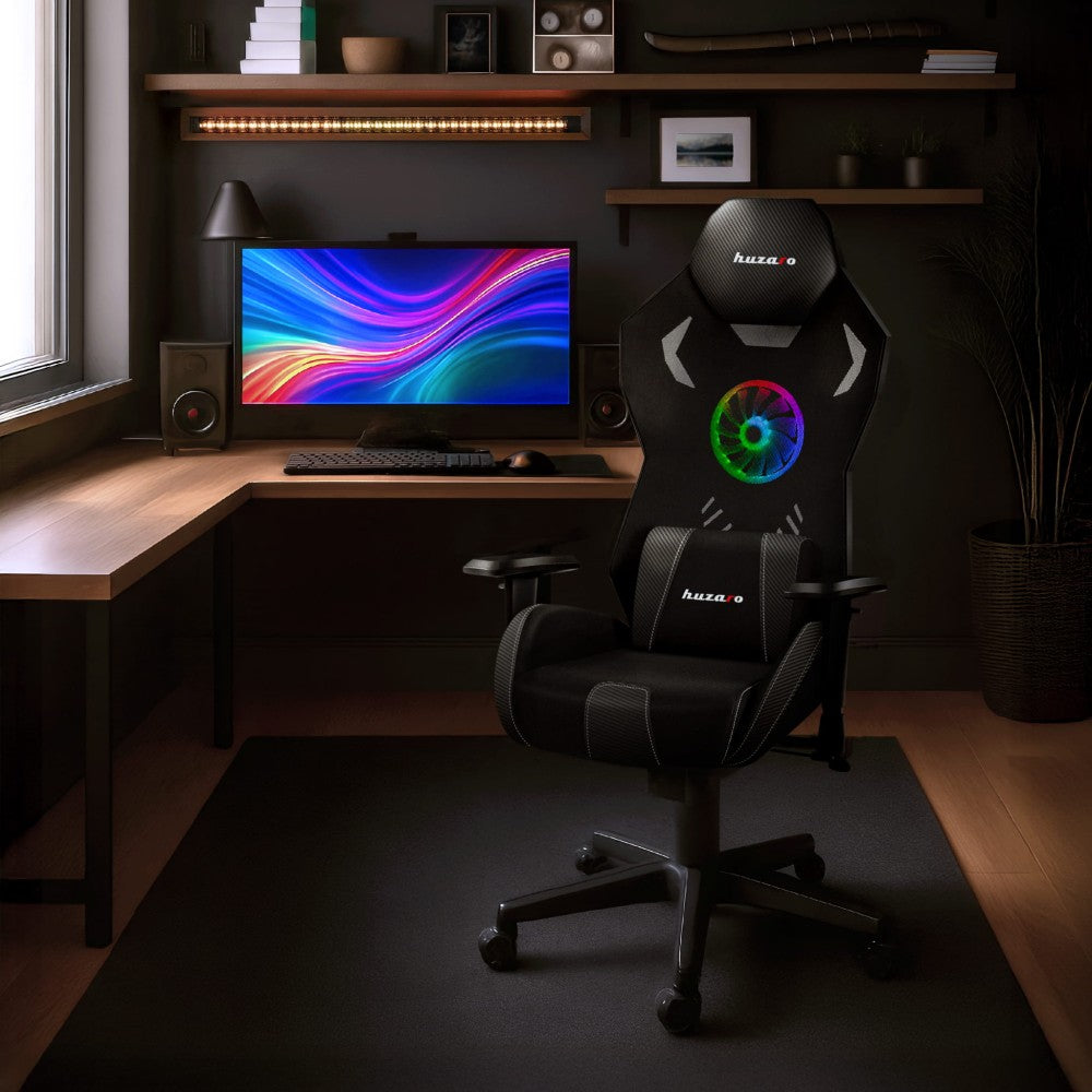 Huzaro Combat 7.6 RGB gamingstol – justerbare armlener i detalj