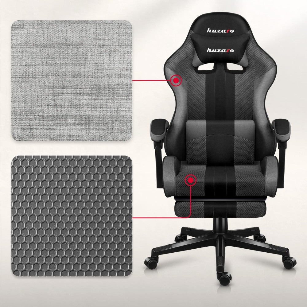 Tilt Dual-mekanisme under setet på Huzaro Force 4.7 Grå Mesh
